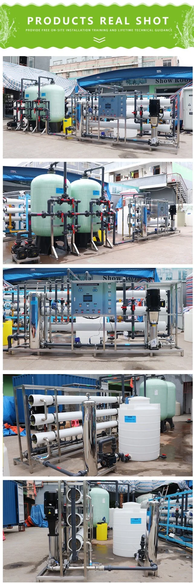 Reverse Osmosis Water Filtration Technologies System Applications as Industrial