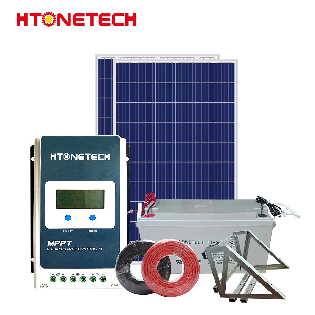 Htonetech off Grid Full Set Solar Energy System Complete Kit Factory China 500W 800W 1000W 1500W 2039W Solar Energy Systems with Three-Phase Unbalance