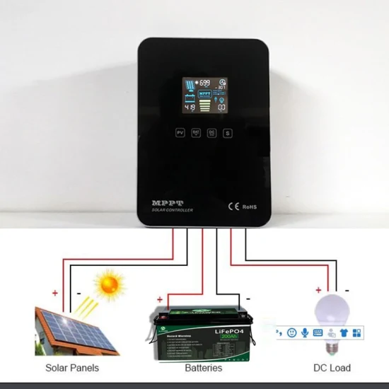 Contrôleur d'éclairage solaire de batterie LiFePO4 150V 30A 40A MPPT Contrôleur de charge solaire