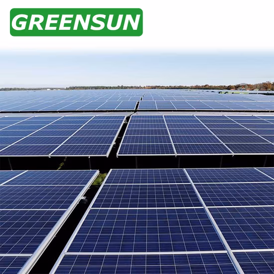 Panneaux solaires monocristallins à haute efficacité 450W 500W 550W Panneaux solaires à demi-cellules