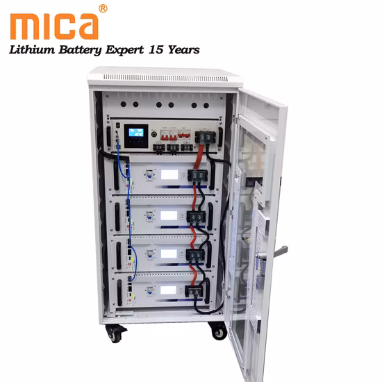Batteries au lithium-ion Mica 20kwh 15kwh 10kwh armoire de stockage d'énergie solaire avec onduleur 48V 100ah 5u LiFePO4 batterie